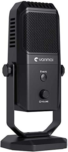 Studio USB Condenser Microphone for Recording Streaming Podcasts on PC Mac Computer