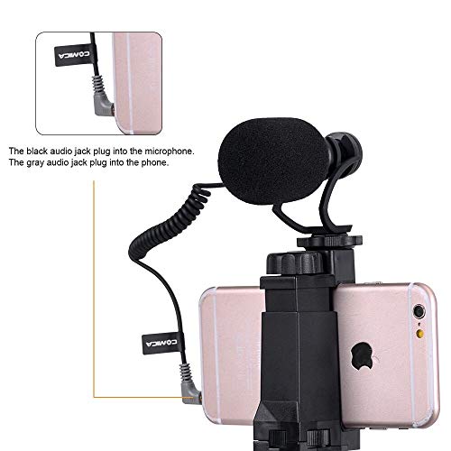 Smartphone Video Kit with Shotgun Cardioid Mic - Vlogging Gift Set - Nefficar