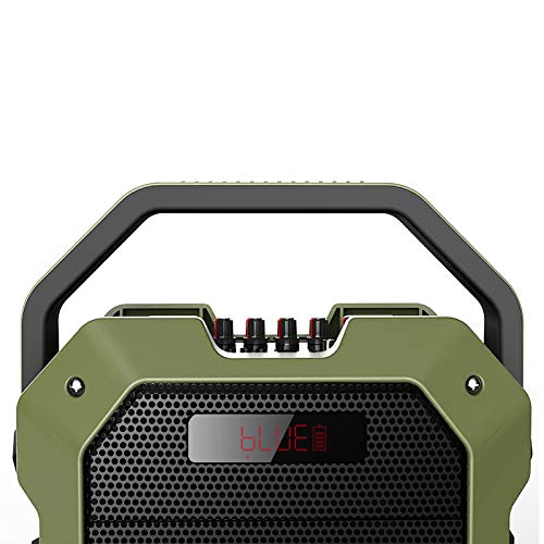 Karaoke Wireless Mic with Bluetooth Speaker Music System Set - 80W