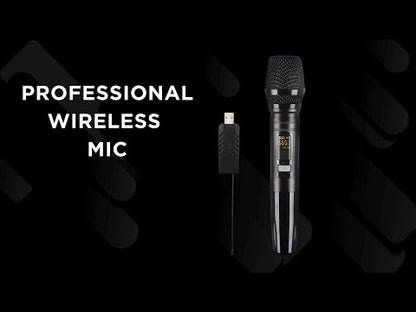 Wireless Microphone with USB Receiver for Phone and PC