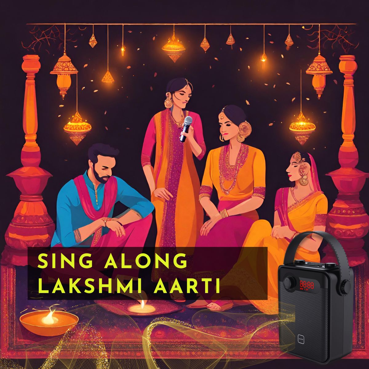 Diwali Gift Ideas for India: Portable Karaoke System for Ultimate Entertainment - Nefficar