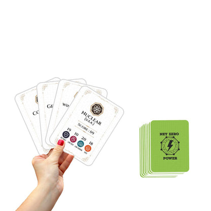 Educational Game for Kids and Adults - Net Zero Power Card Game