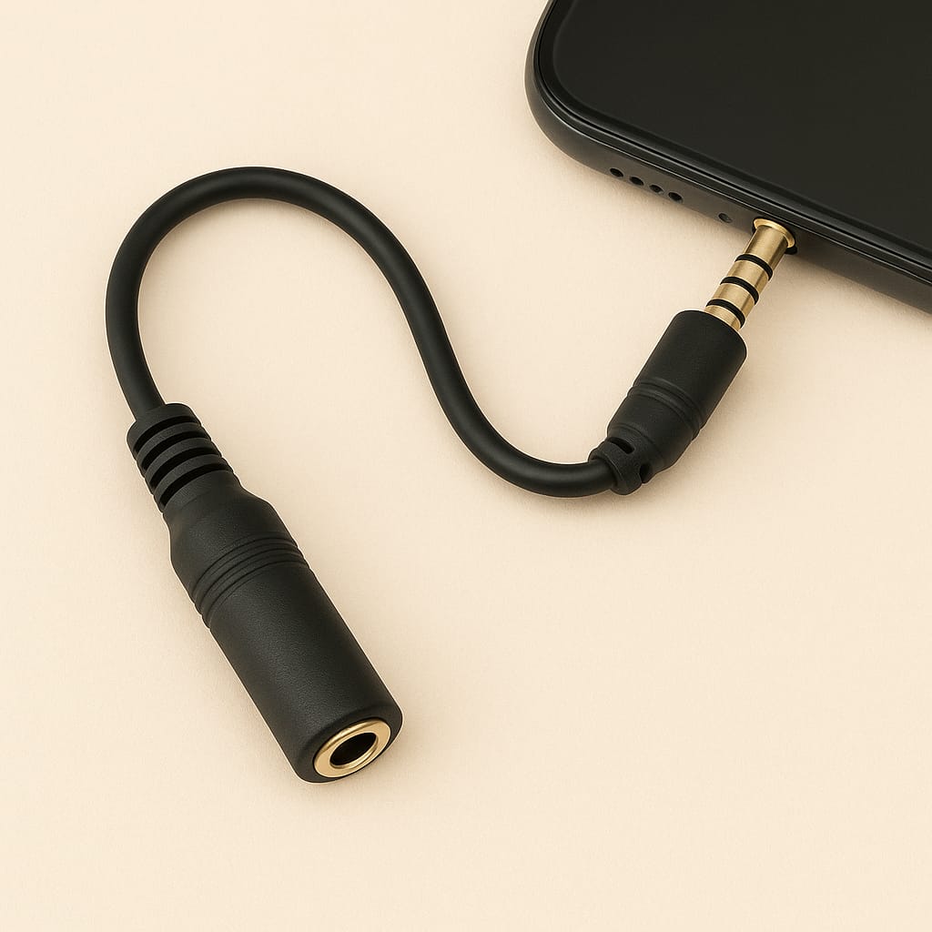 স্পিকার, মাইক, কারাওকে সিস্টেমের জন্য 6.5 মিমি থেকে 3.5 মিমি TRRS অ্যাডাপ্টার কনভার্টার