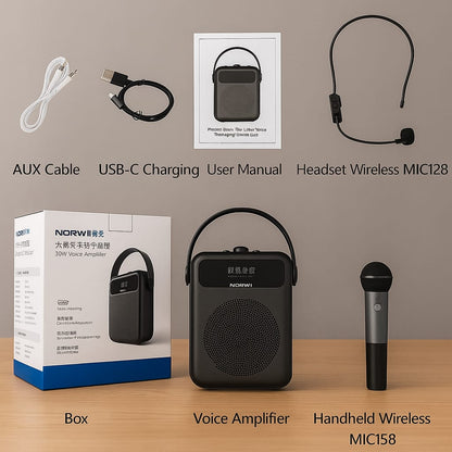 Wireless Portable Amplifier System — Power. Clarity. Freedom.