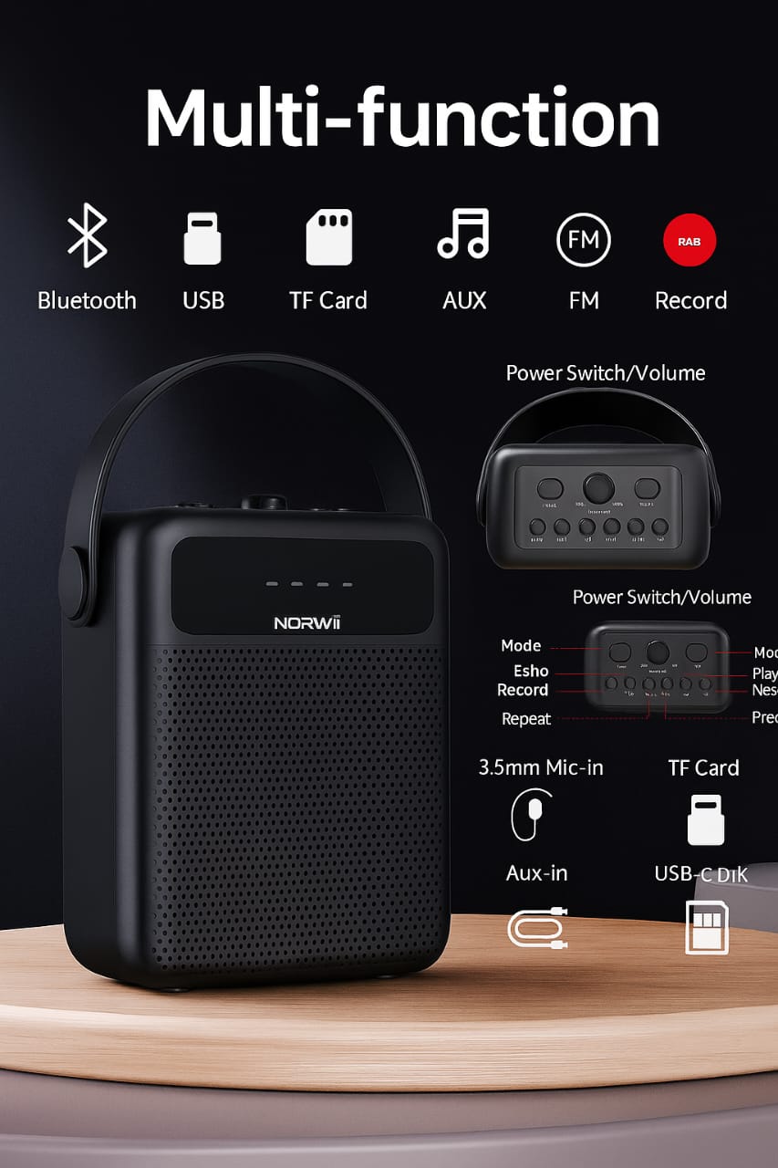 Wireless Portable Amplifier System — Power. Clarity. Freedom.