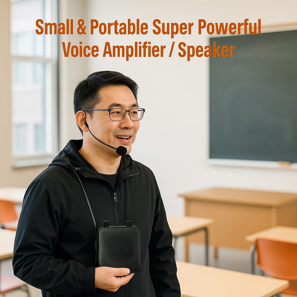 30W Bluetooth Voice Amplifier with Headset Mic and Rechargeable Battery