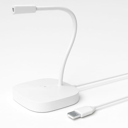 360° Omnidirectional Gooseneck Microphone – Plug & Play Desktop Mic