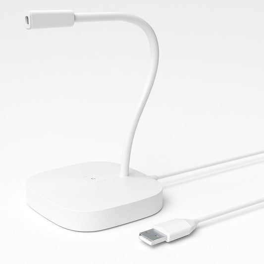 360° Omnidirectional Gooseneck Microphone – Plug & Play Desktop Mic