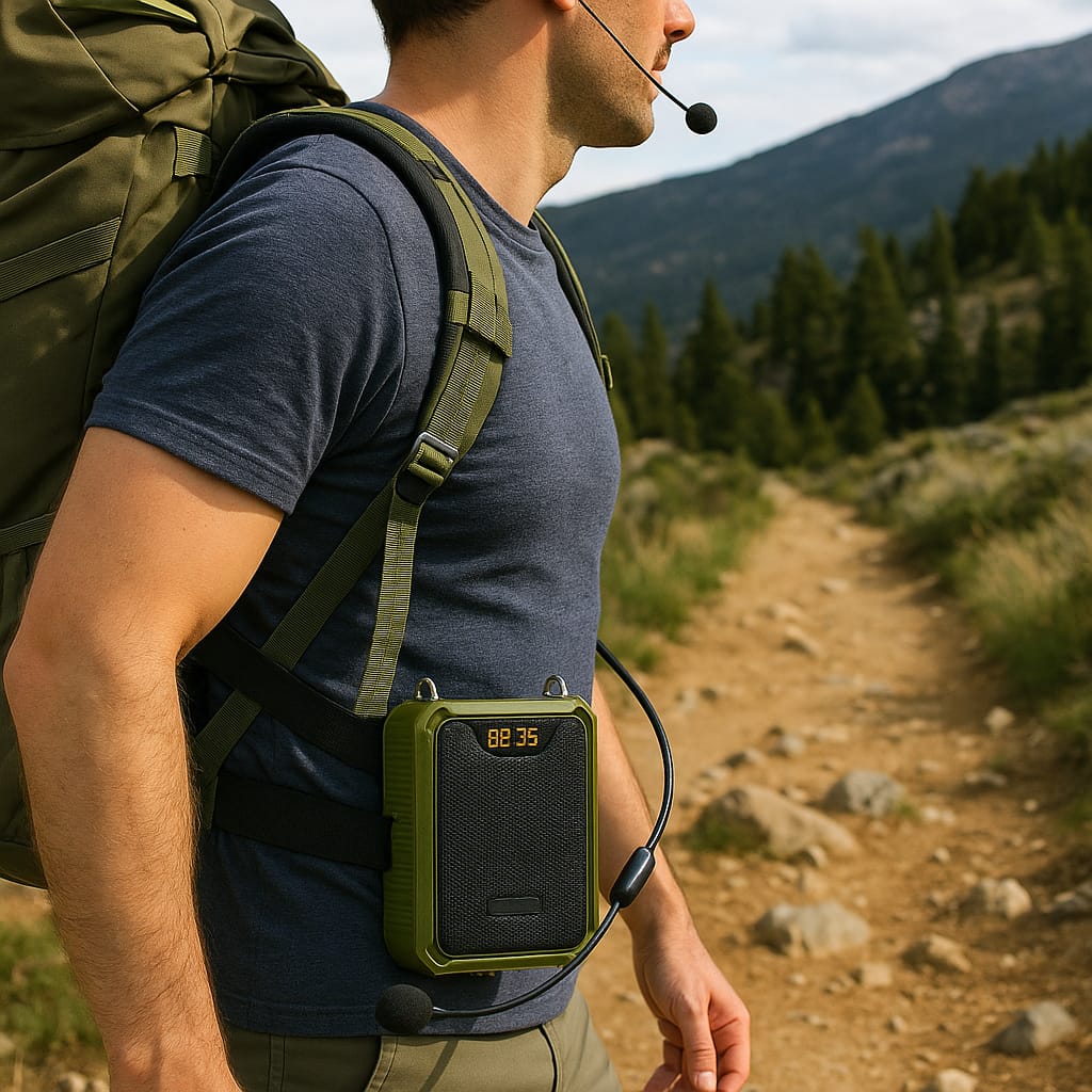 25W Rechargeable Voice Amplifier – Wireless Bluetooth PA Speaker for Teachers, Coaches & Outdoor Events