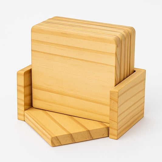 Premium 4-Piece Coaster Set