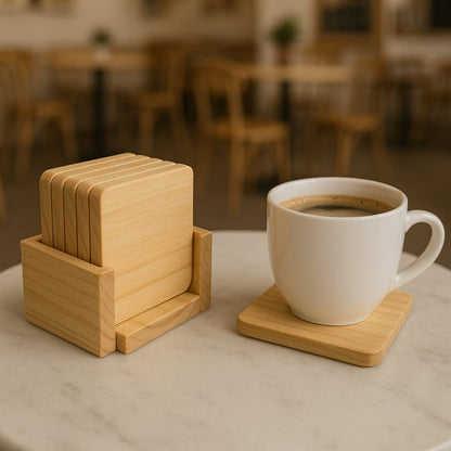 Premium 4-Piece Coaster Set