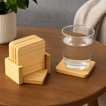 Premium 4-Piece Coaster Set