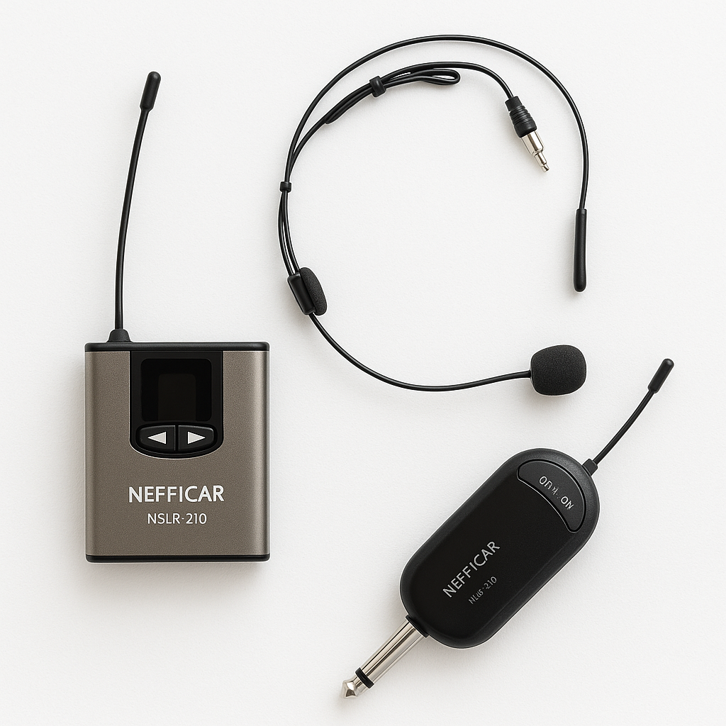 NEFFICAR NSLR-210 Wireless Microphone System
