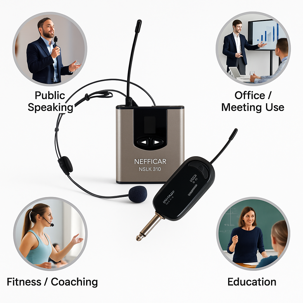 NEFFICAR NSLR-210 Wireless Microphone System