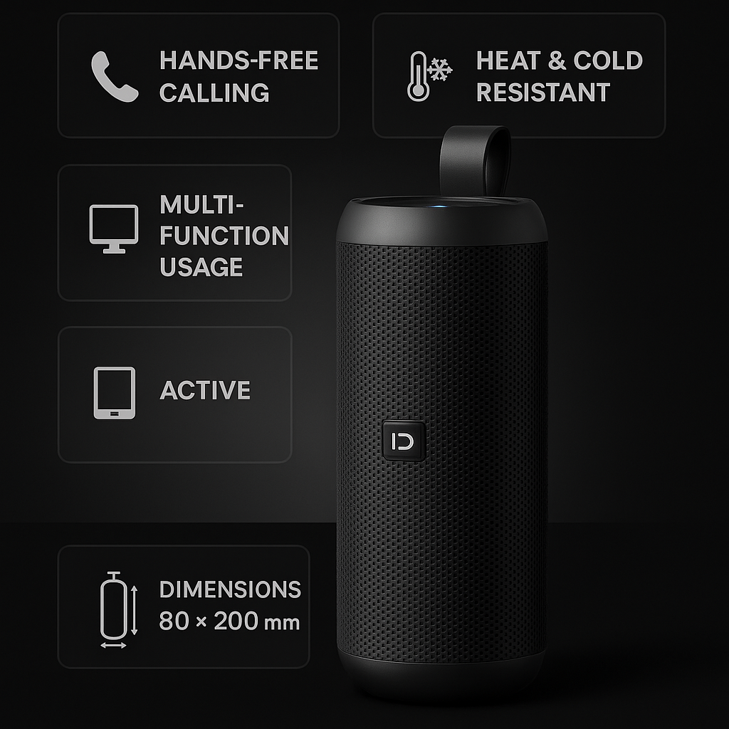 Portable Bluetooth Speaker – Big Sound, Bold Style, Endless Fun!