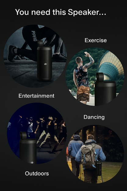 Portable Bluetooth Speaker – Big Sound, Bold Style, Endless Fun!