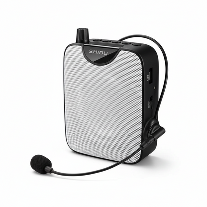 Classroom Voice Amplifier for Teachers with Mic – Portable PA System – Wired Mike with Speaker – 10 W