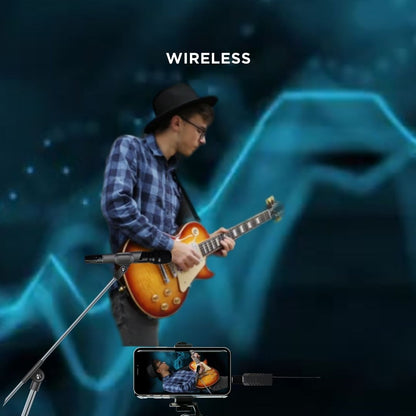 Professional Wireless Microphone for Instrument Recording & Live Streaming