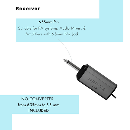 Wireless Microphone for Macbook, iPhone, One Plus - U8 - Nefficar