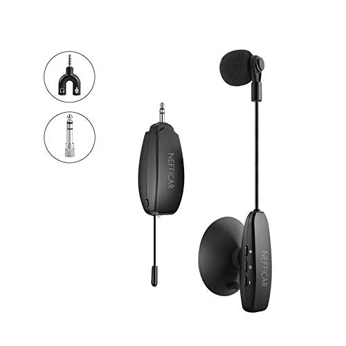 Nefficar Wireless Acoustic Guitar Mic for Recording or Amplifier - Nefficar