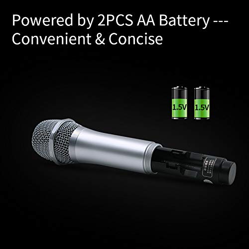 Handheld Wireless Dynamic Microphone for PA System Amplifier - Omnidirectional - Nefficar