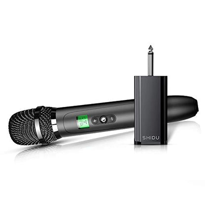 Rechargeable Wireless UHF Microphone System for Stage PA