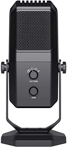 Studio USB Condenser Microphone for Recording Streaming Podcasts on PC Mac Computer - Nefficar