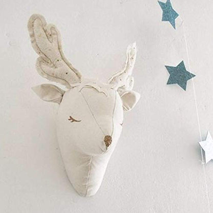 Baby Room Decoration Deer Plush Toy Wall Trophy Decor - Nefficar