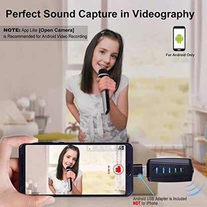 ফোন ও ল্যাপটপের জন্য ওয়্যারলেস মাইক্রোফোন USB বা USB C ওয়্যারলেস মাইক্রোফোন