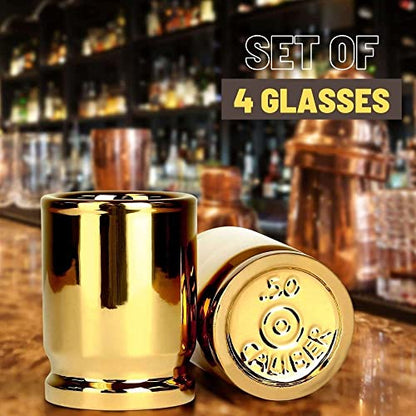 Unique Gift Set for Him - Tequila Shot Glasses Set - Nefficar