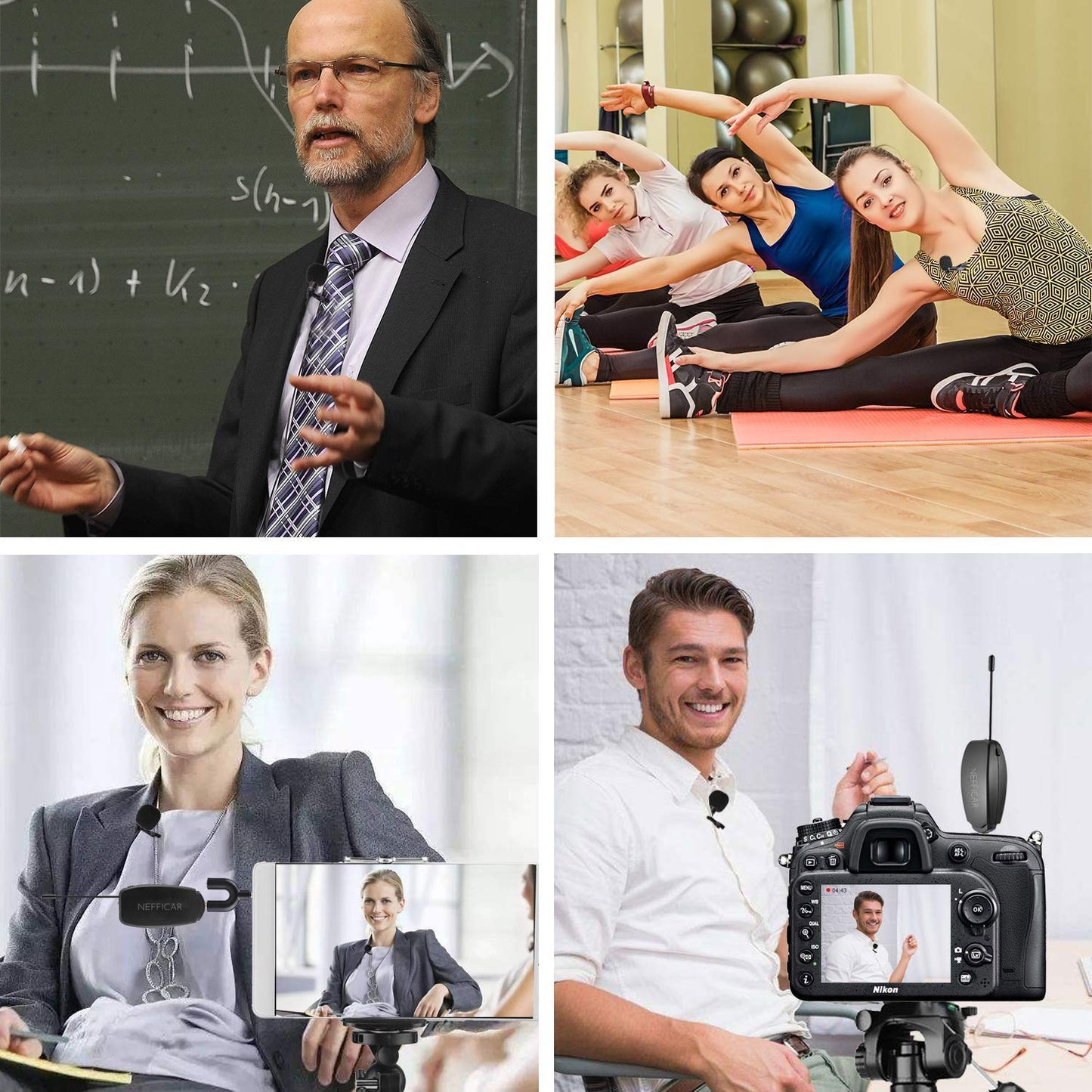 Online Teaching Collar Mic - Zoom Meeting - Google Classroom - WM01