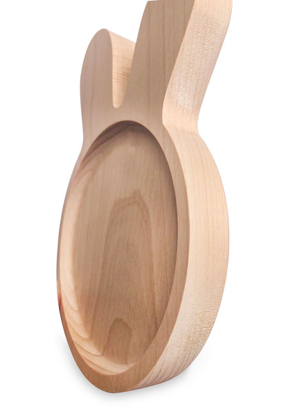 नॉर्डिक बेबी फ़ूड फीडिंग लकड़ी की प्लेट ट्रे बाउल