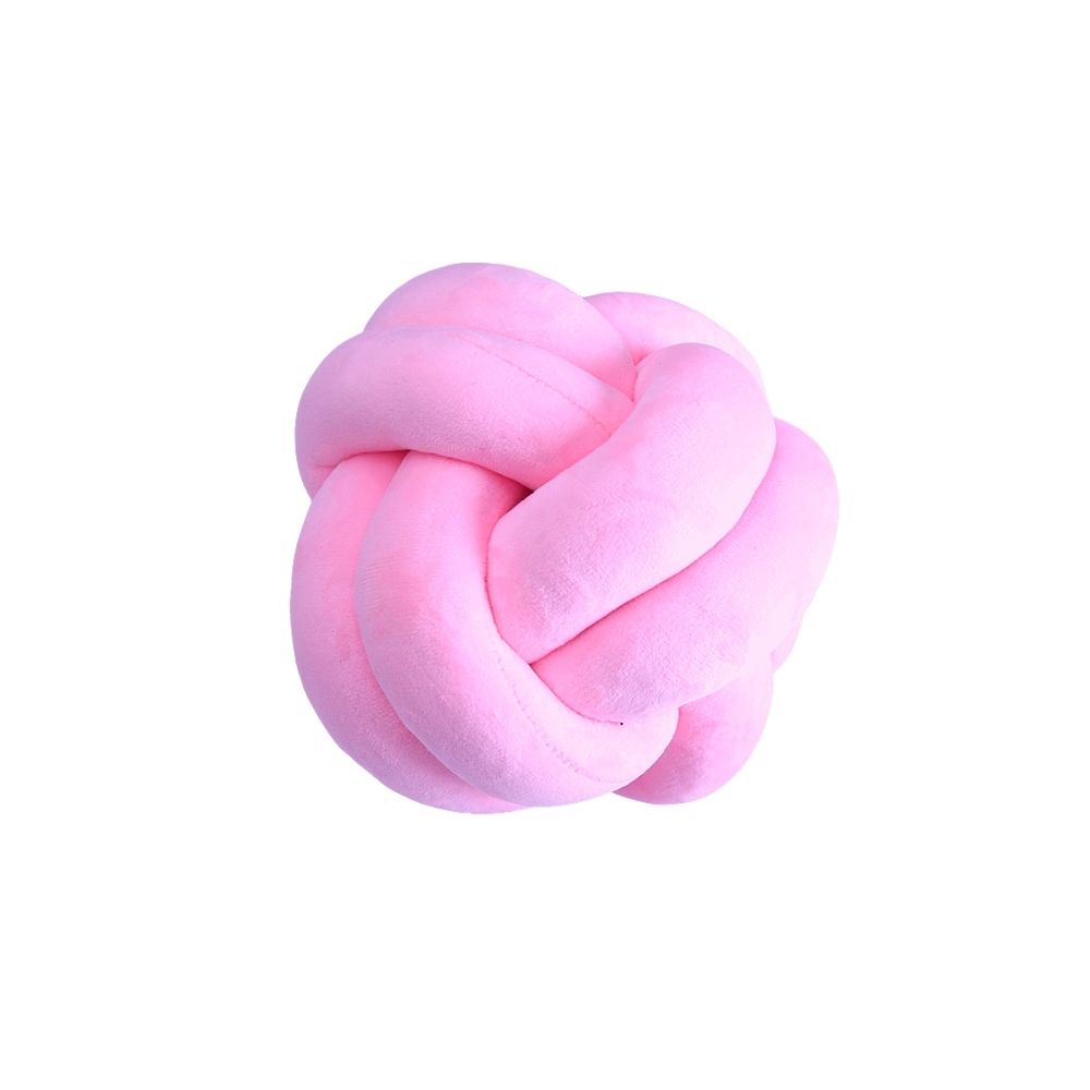 Small Knot Pillow Home Decorative Cushion - Modern Home Sofa Decor Throw Pillow 10" (Pink) - Nefficar