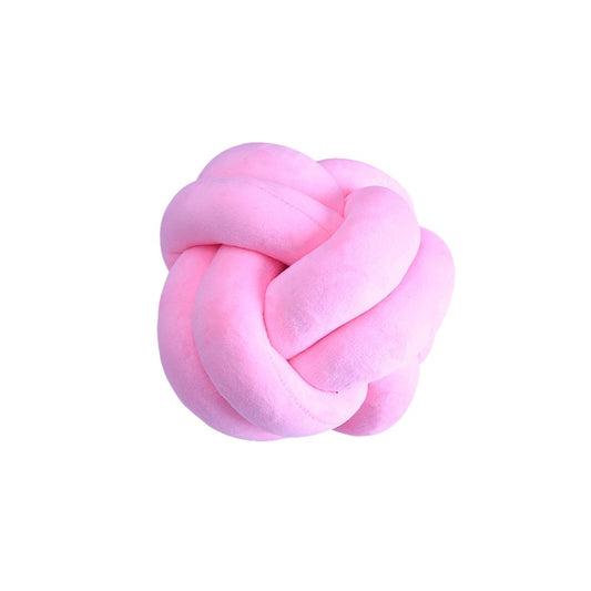 Small Knot Pillow Home Decorative Cushion - Modern Home Sofa Decor Throw Pillow 10" (Pink) - Nefficar