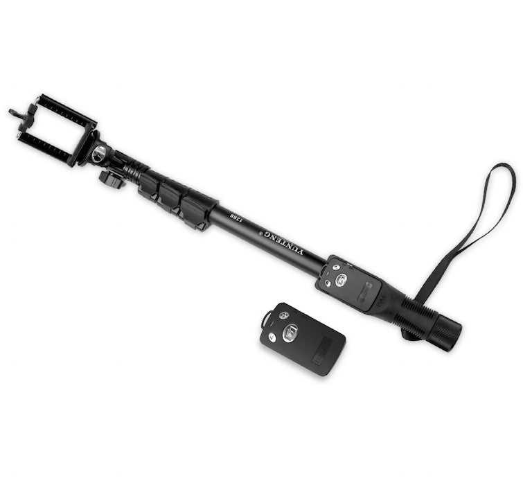 DSLR or Phone Monopod with Bluetooth Shutter