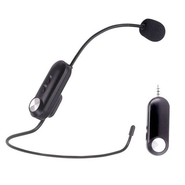 Wireless Headset Microphone - UHF Mic System for PA System Amplifier Announcement Yoga - Nefficar
